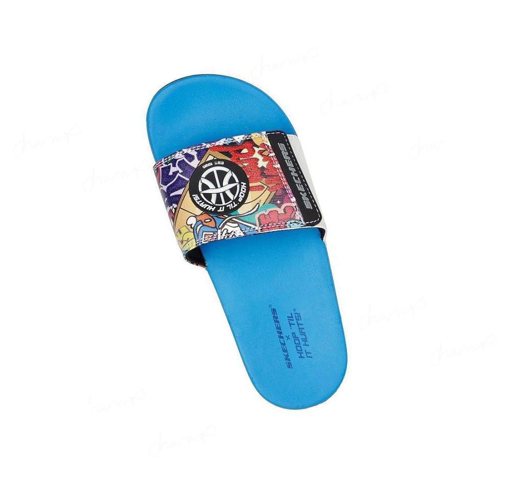 Sandalias Skechers Gambix X - Skech-Revs Niño Azules | T6A2A_AR