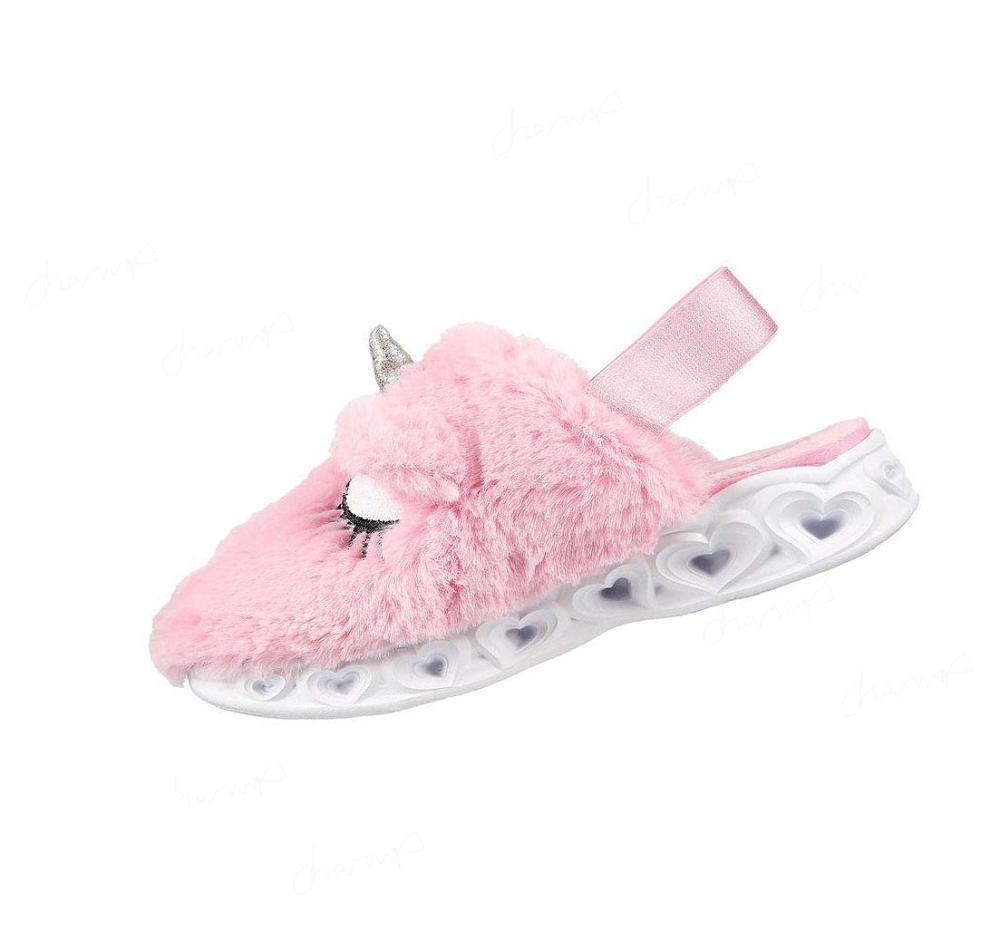 Sandalias Skechers Heart Lights - Unicorn Snuggles Niña Rosas | AT20L_AR