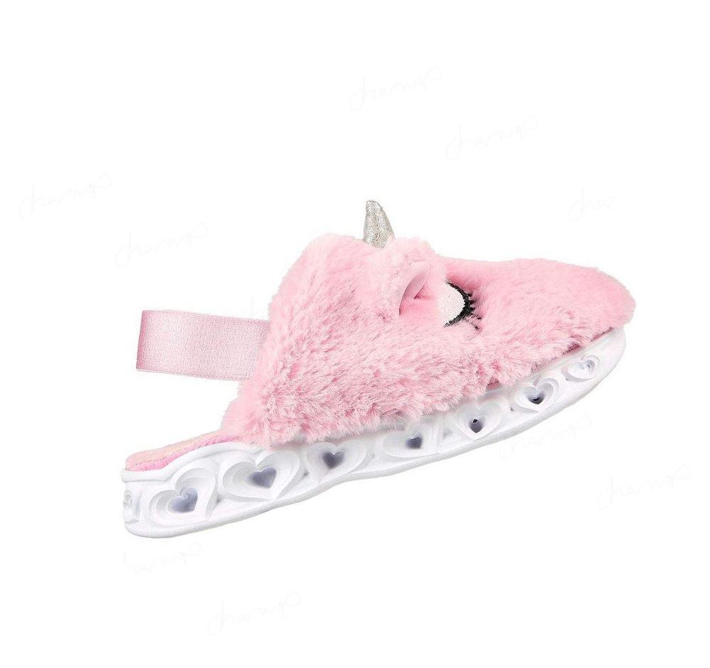 Sandalias Skechers Heart Lights - Unicorn Snuggles Niña Rosas | AT20L_AR