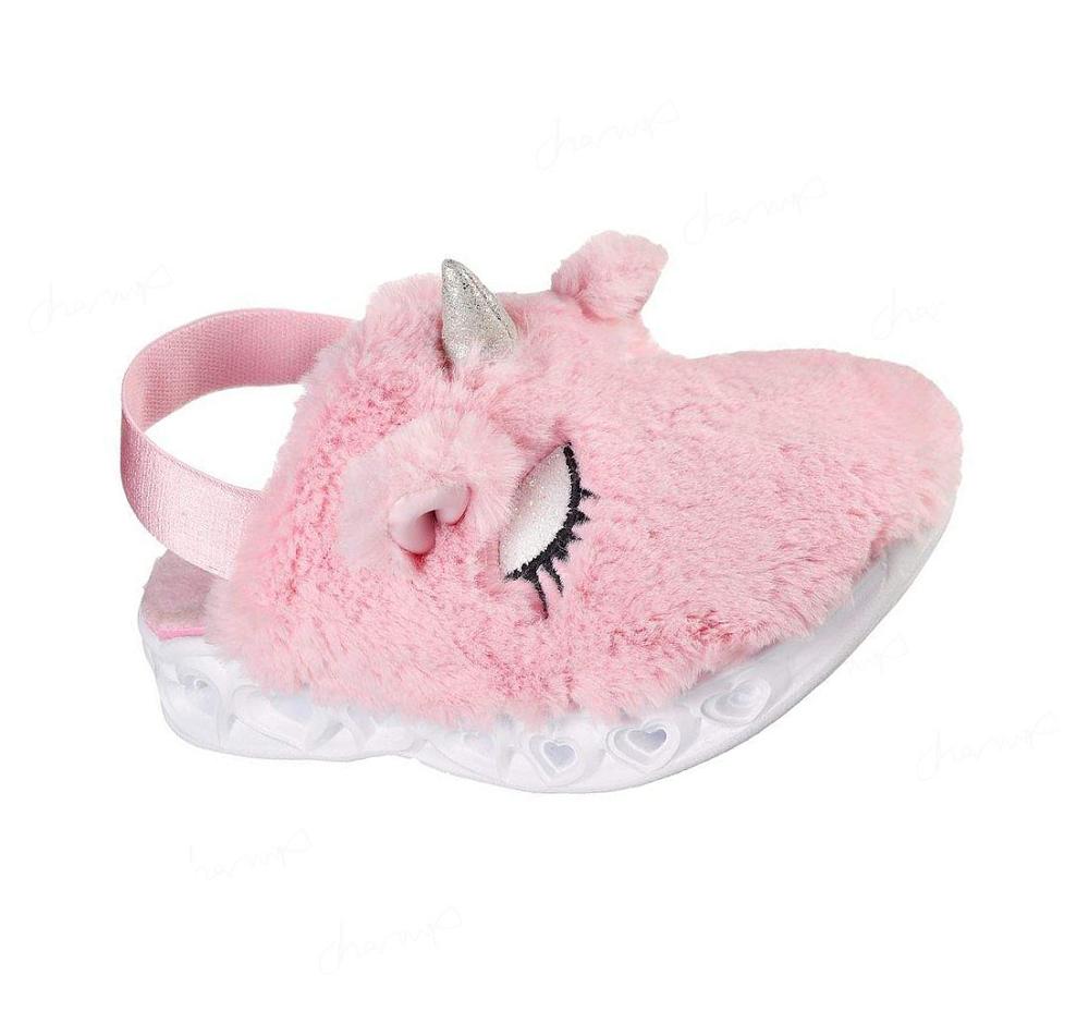 Sandalias Skechers Heart Lights - Unicorn Snuggles Niña Rosas | AT20L_AR