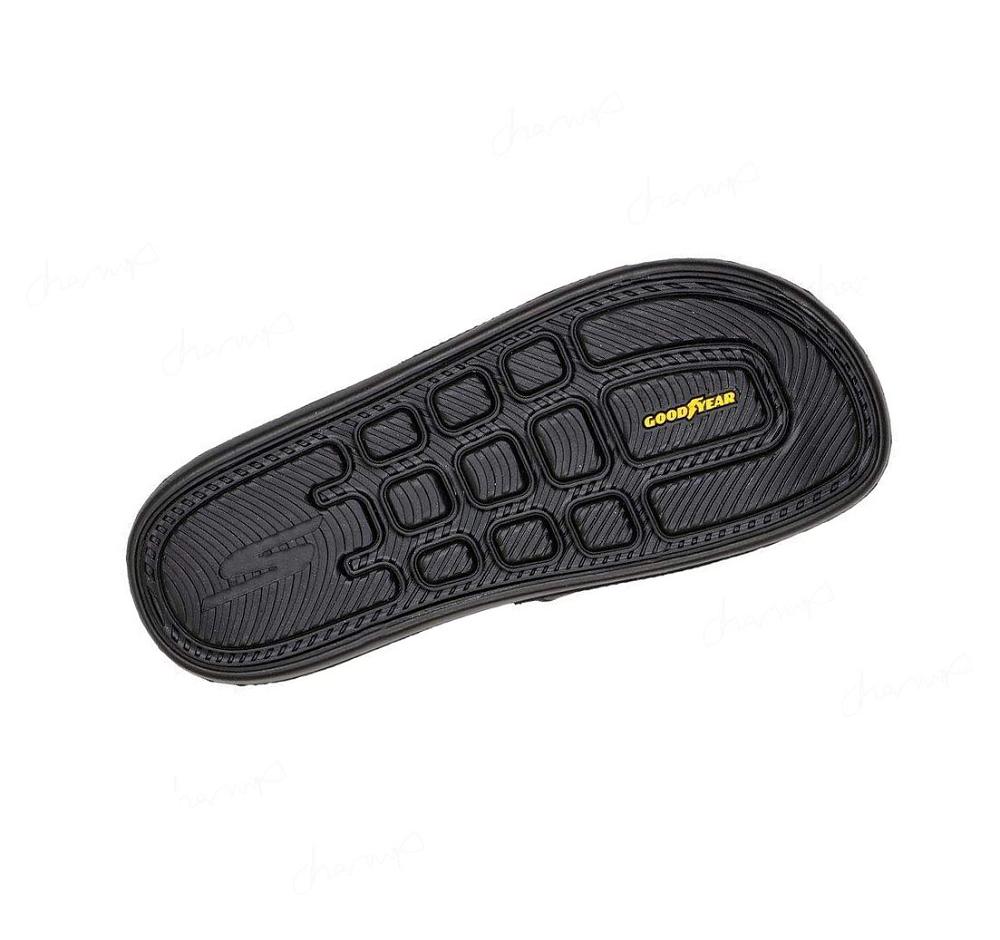 Sandalias Skechers Hyper Chanclas Mujer Negras | A505A_AR