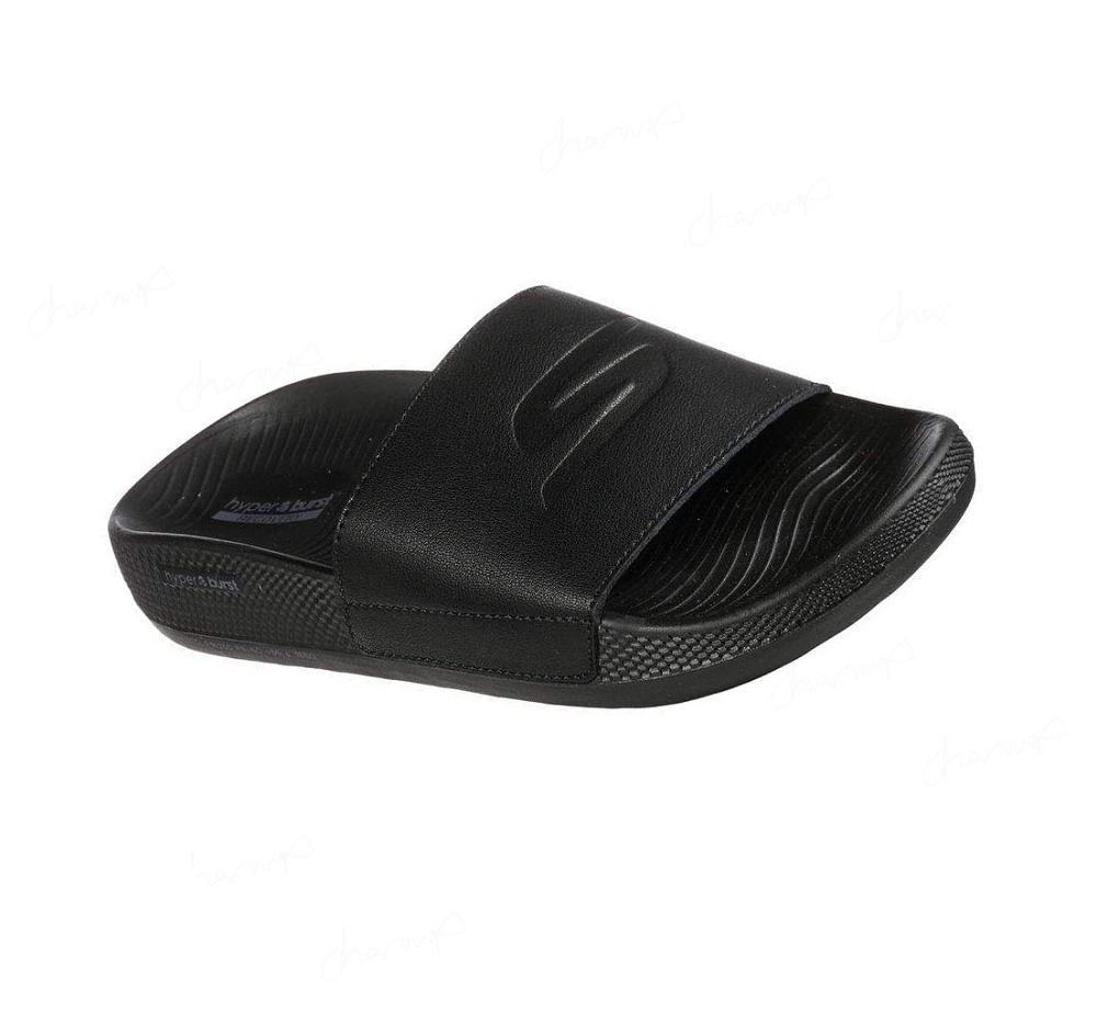 Sandalias Skechers Hyper Chanclas Mujer Negras | A505A_AR