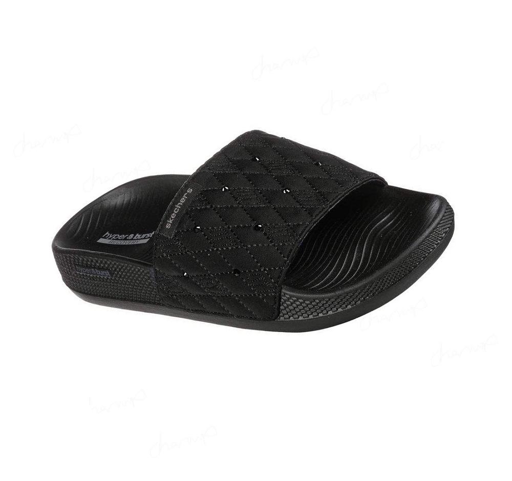 Sandalias Skechers Hyper Chanclas - Snazzy Mujer Negras | A56TD_AR