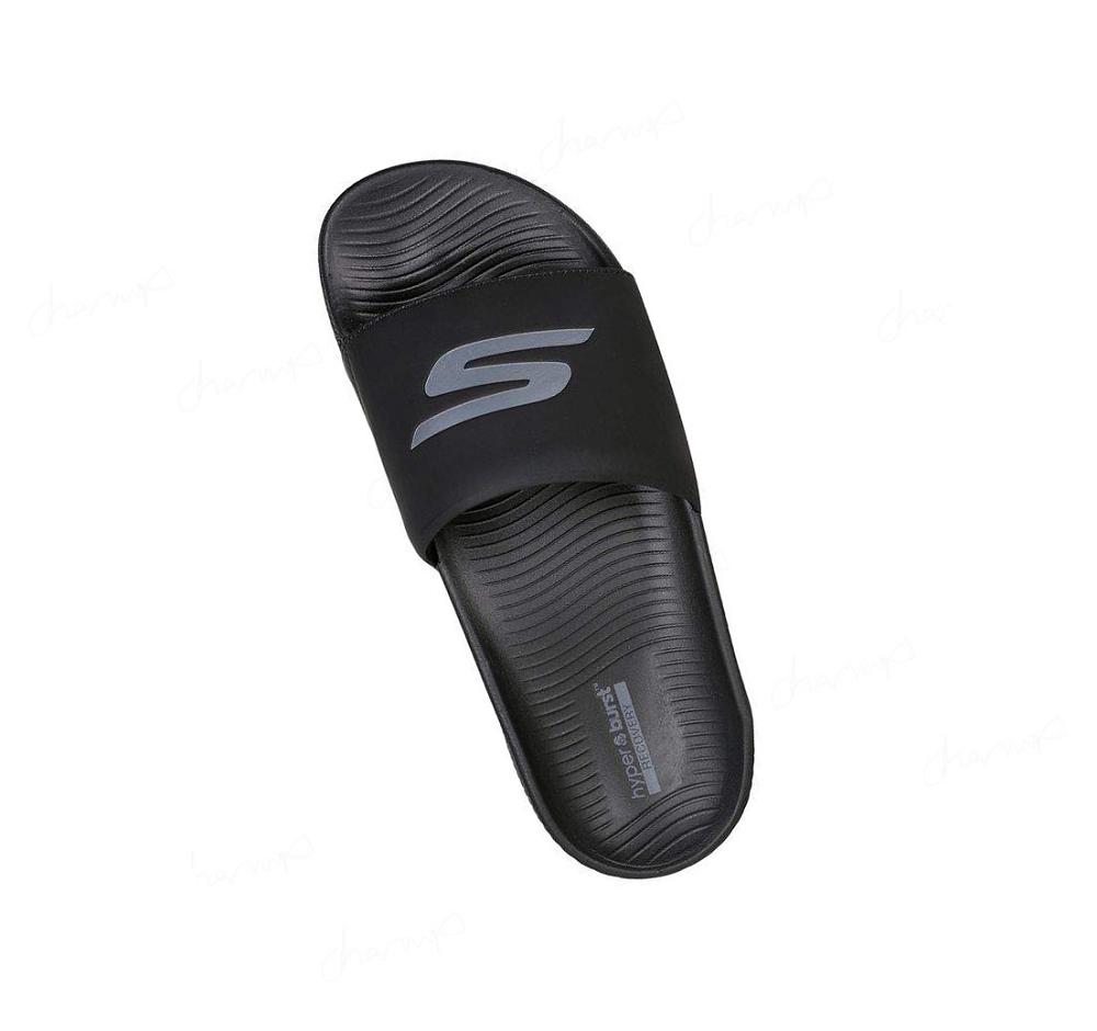 Sandalias Skechers Hyper Chanclas - Superb Mujer Negras | A526K_AR