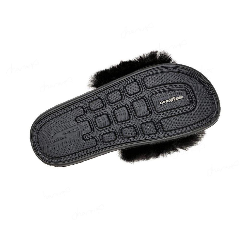 Sandalias Skechers Hyper Chanclas - Sweet Kiss Mujer Negras | AA80L_AR