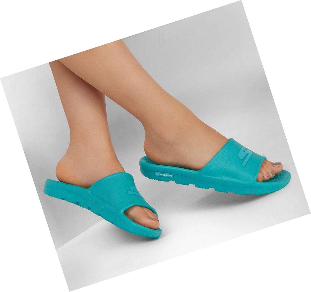 Sandalias Skechers Hyper Ease Mujer Azules | AA92R_AR