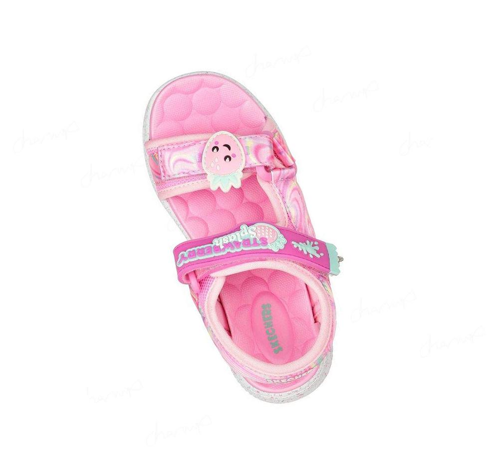 Sandalias Skechers Jumpsters - Splasherz Niña Rosas Multicolor | 5020K_AR