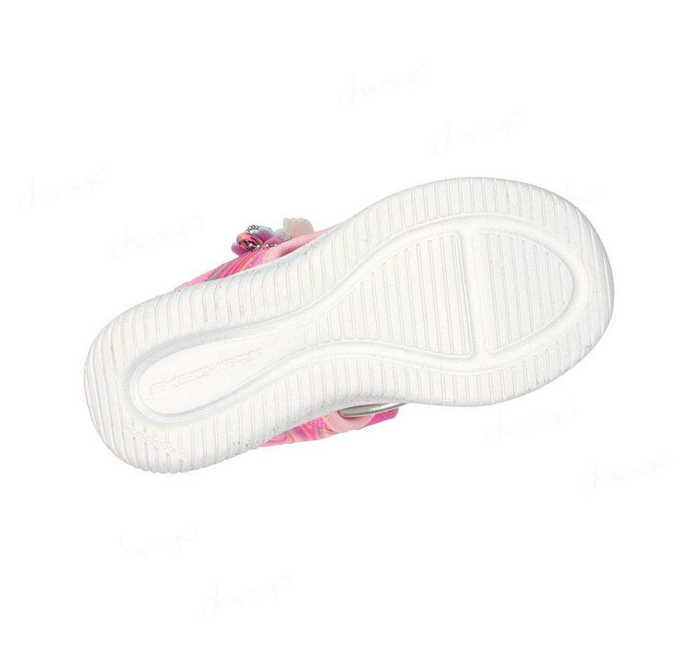 Sandalias Skechers Jumpsters - Splasherz Niña Rosas Multicolor | 5020K_AR