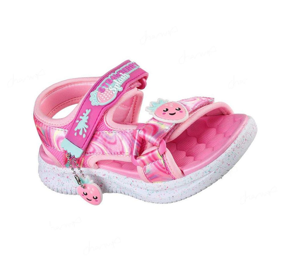 Sandalias Skechers Jumpsters - Splasherz Niña Rosas Multicolor | 5020K_AR