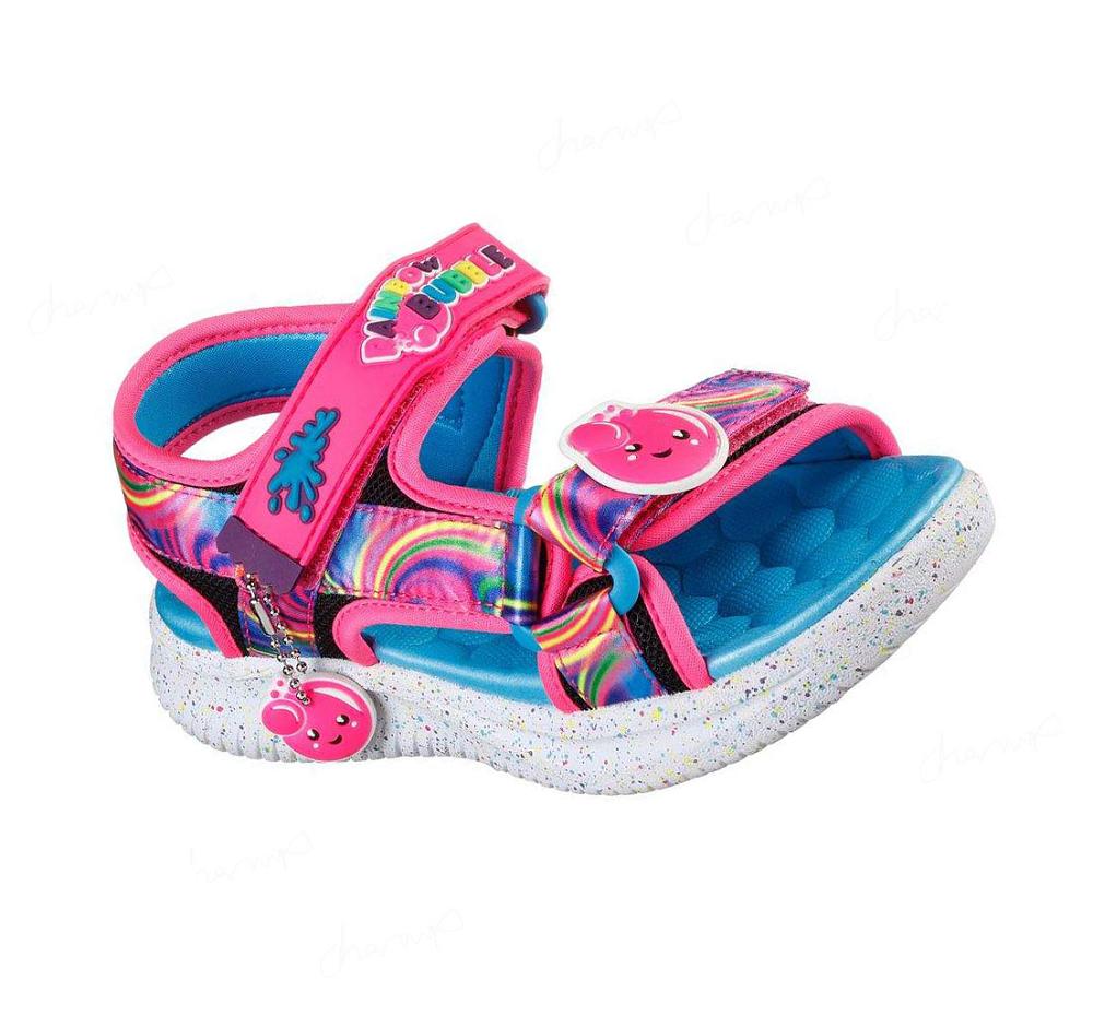 Sandalias Skechers Jumpsters - Splasherz Niña Negras Multicolor | 50A50_AR