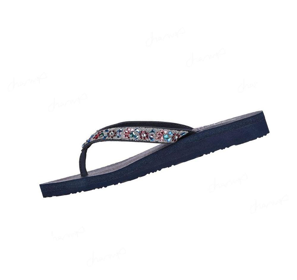 Sandalias Skechers Meditation - Garden Bliss Mujer Azul Marino | 5T01A_AR