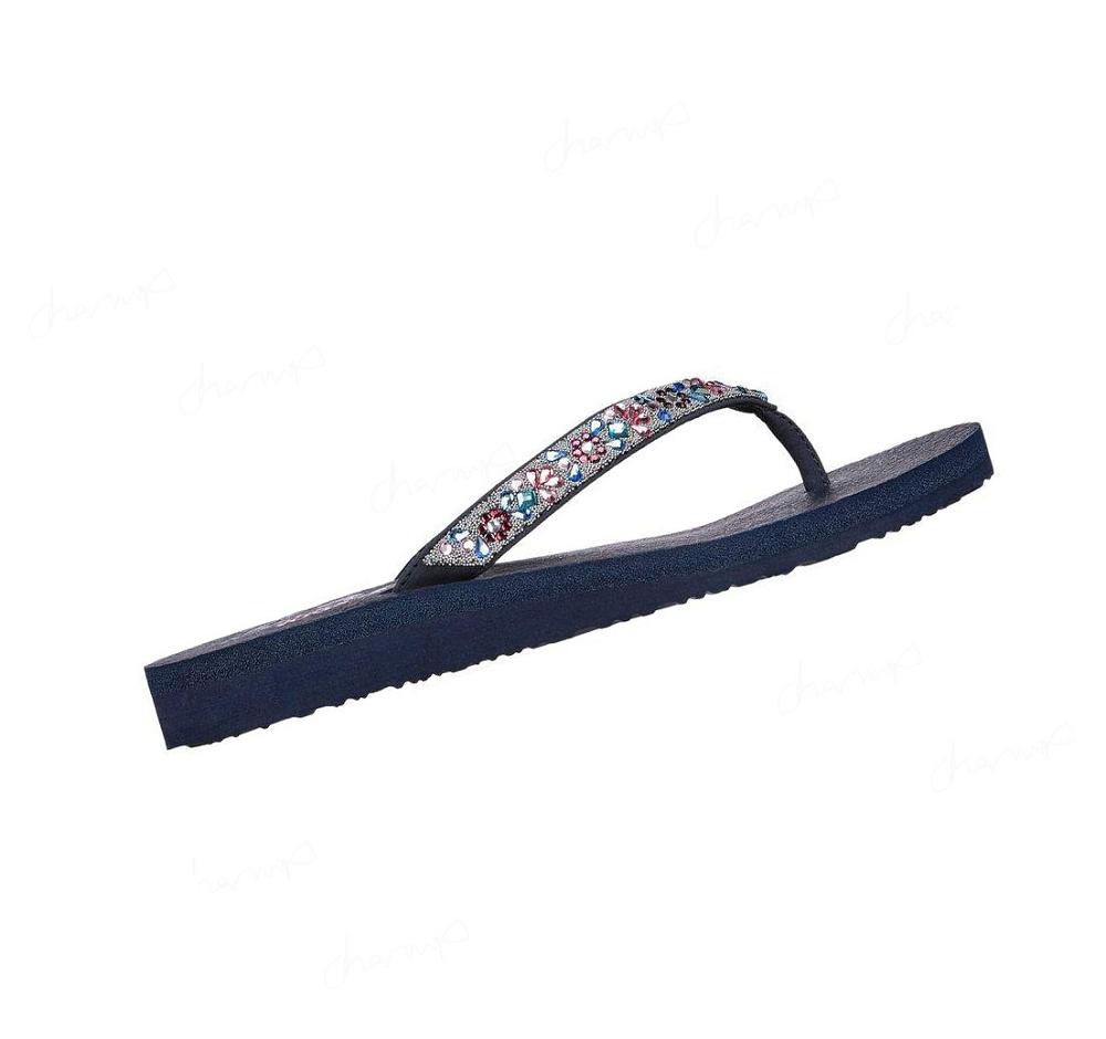 Sandalias Skechers Meditation - Garden Bliss Mujer Azul Marino | 5T01A_AR