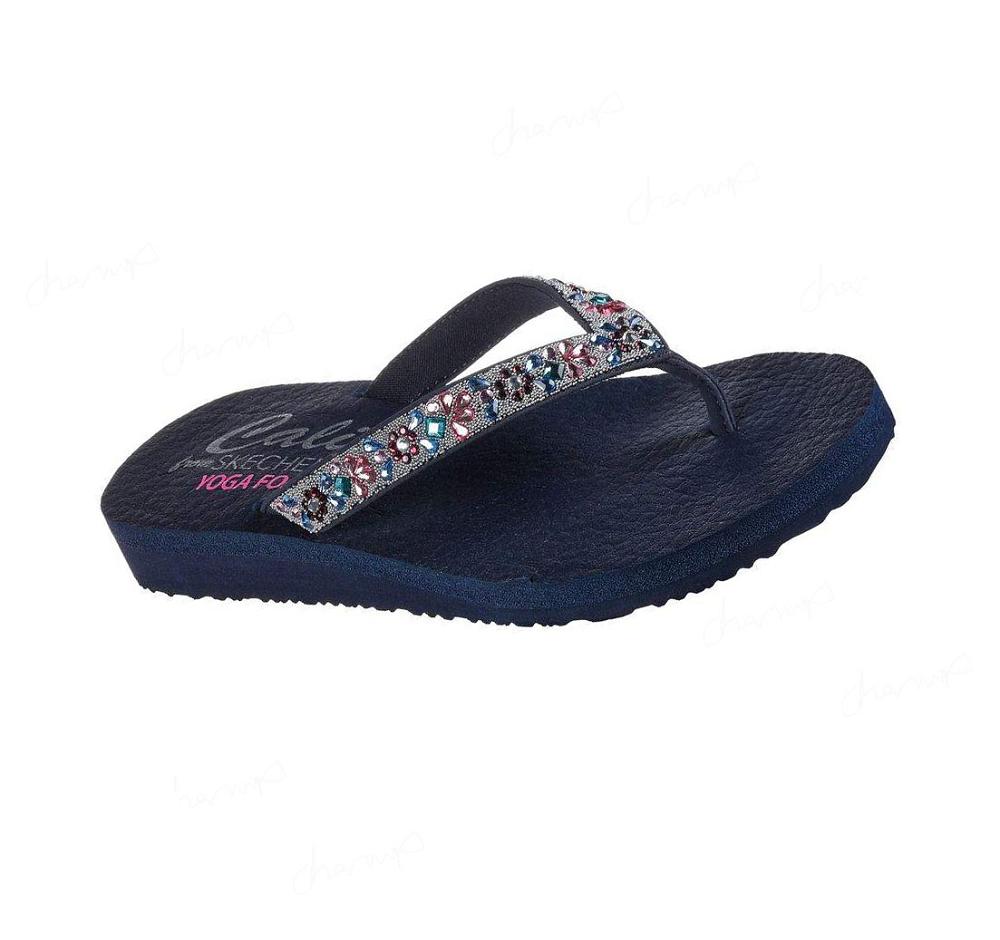 Sandalias Skechers Meditation - Garden Bliss Mujer Azul Marino | 5T01A_AR