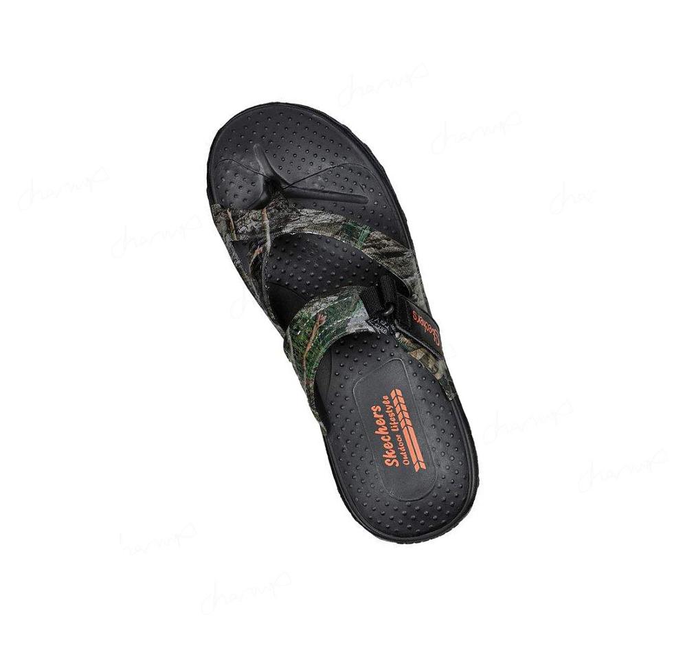 Sandalias Skechers Mossy Oak Foamies: Reggae - Fascinated Mujer Negras Multicolor | A3T6L_AR