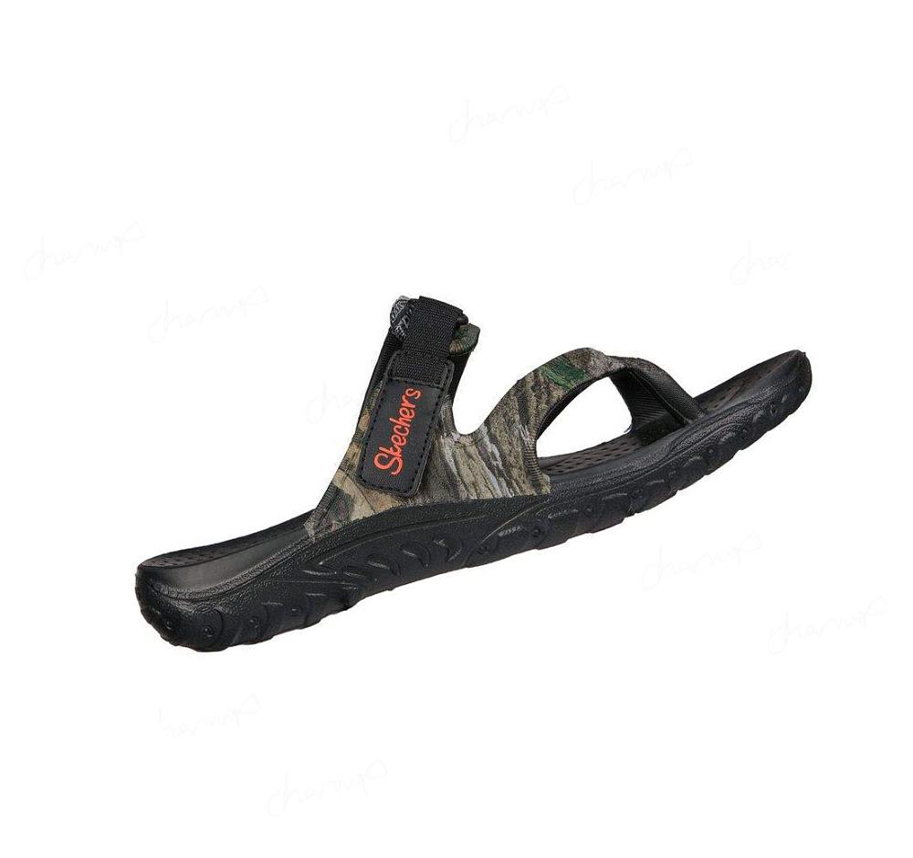 Sandalias Skechers Mossy Oak Foamies: Reggae - Fascinated Mujer Negras Multicolor | A3T6L_AR