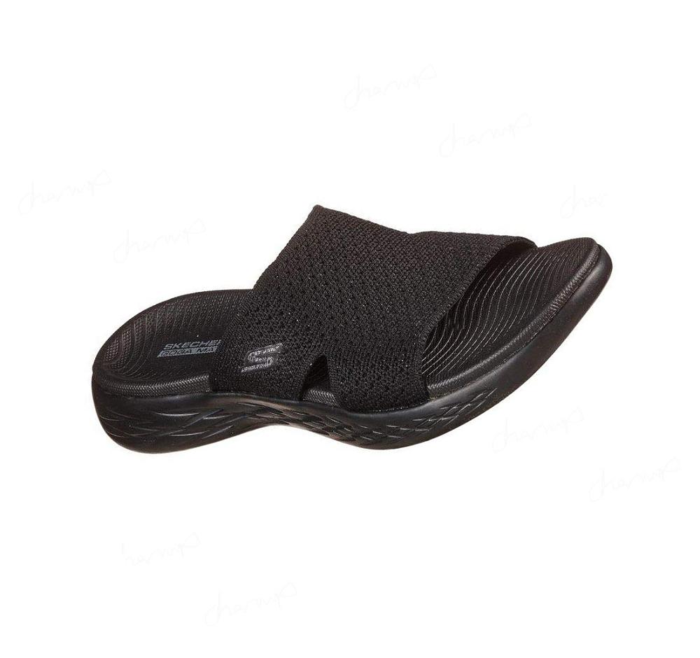 Sandalias Skechers On-the-GO 600 - Adore Mujer Negras | AT26R_AR