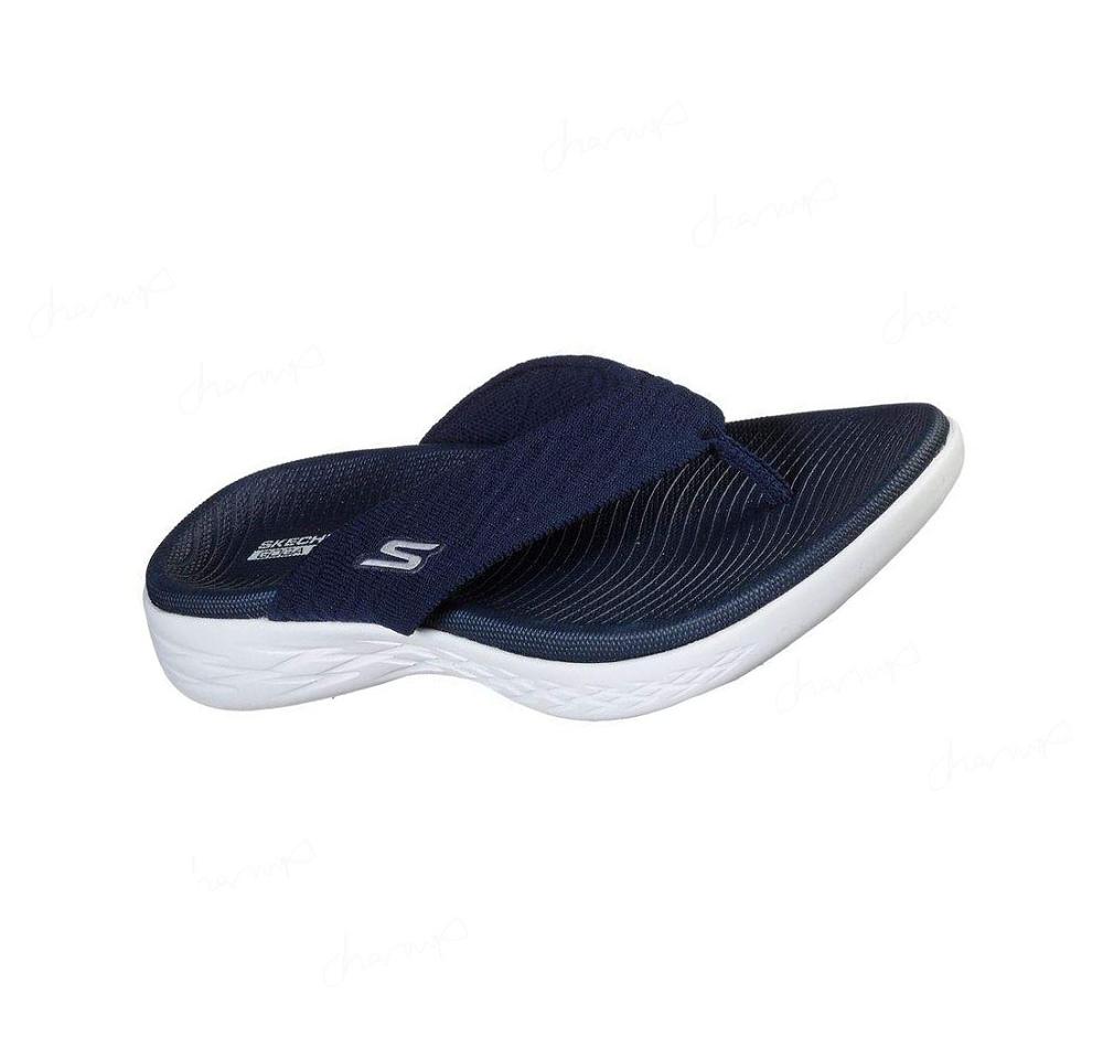 Sandalias Skechers On-the-GO 600 - Sunny Mujer Azul Marino | AT51E_AR