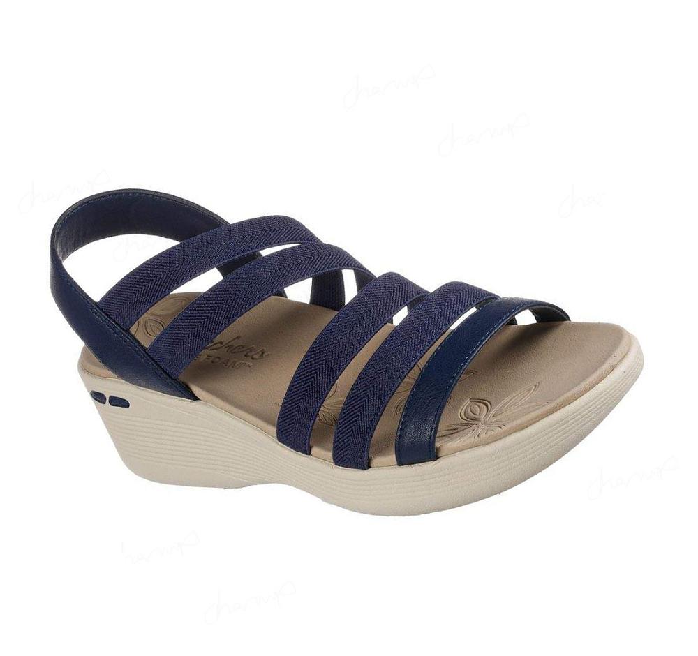 Sandalias Skechers Pier-Lite - All You Mujer Azul Marino | A930C_AR