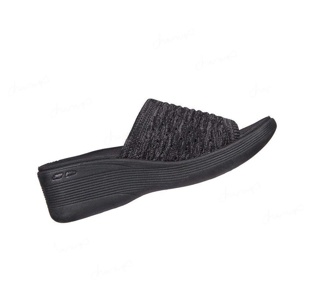 Sandalias Skechers Pier-Lite - My Wish Mujer Negras | A928L_AR