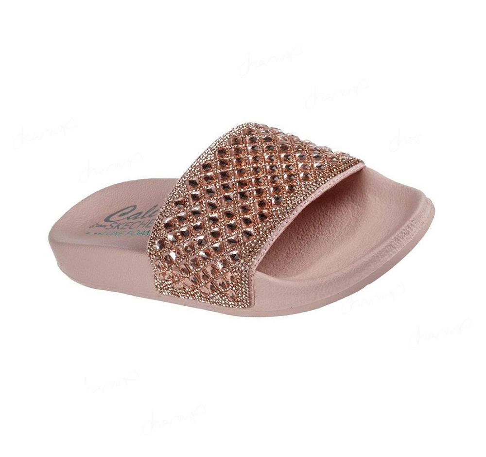 Sandalias Skechers Pop Ups - Chanclas By Mujer Rosas | 5528C_AR