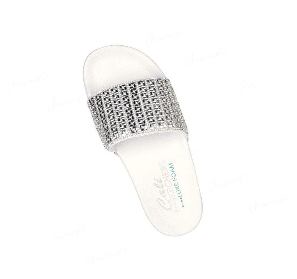 Sandalias Skechers Pop Ups - New Spark Mujer Blancas | 5505E_AR