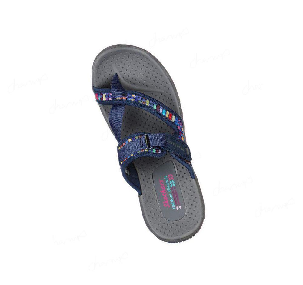 Sandalias Skechers Reggae - Mad Swag Mujer Azul Marino | A903B_AR