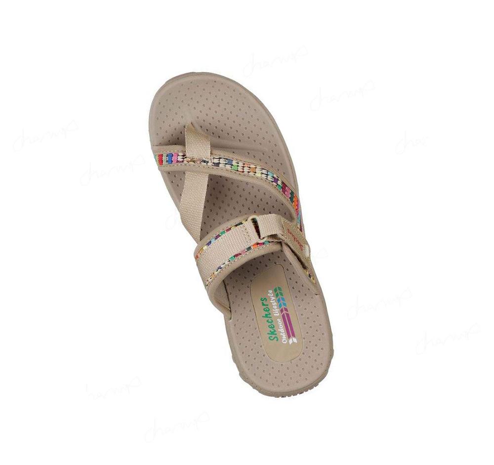 Sandalias Skechers Reggae - Mad Swag Mujer Beige Oscuro | A91TP_AR