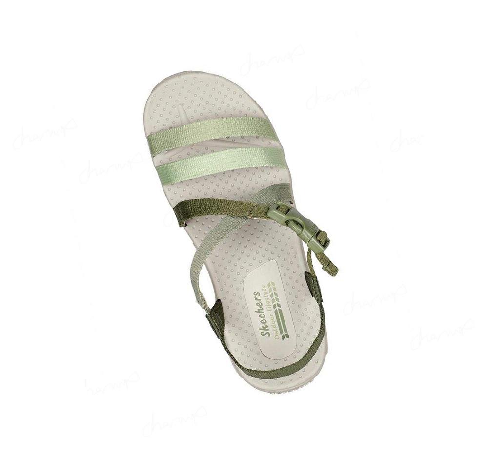 Sandalias Skechers Reggae - On the Coast Mujer Verde Oliva | A892W_AR