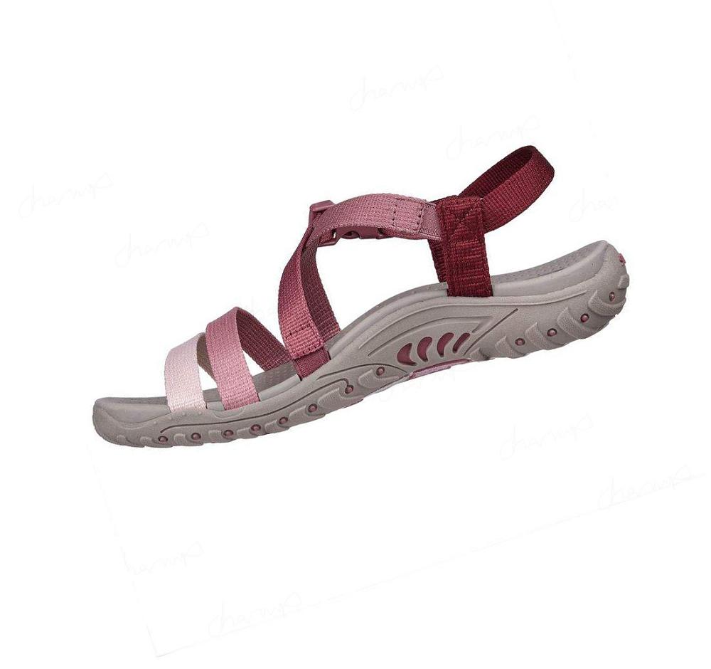 Sandalias Skechers Reggae - On the Coast Mujer Moradas | A9018_AR