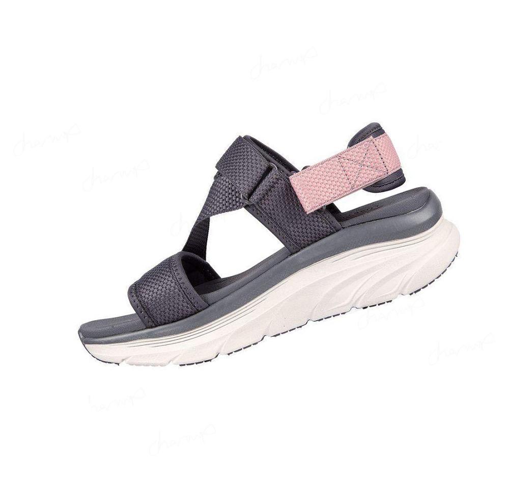 Sandalias Skechers Relaxed Fit: D'Lux Walker - Kind Mind Mujer Gris Moradas | A651D_AR