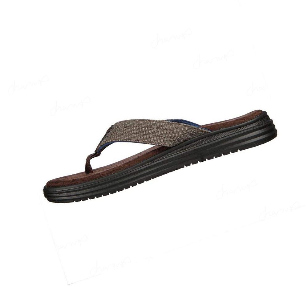 Sandalias Skechers Relaxed Fit: Proven SD - Radnor Hombre Chocolate | 66830_AR