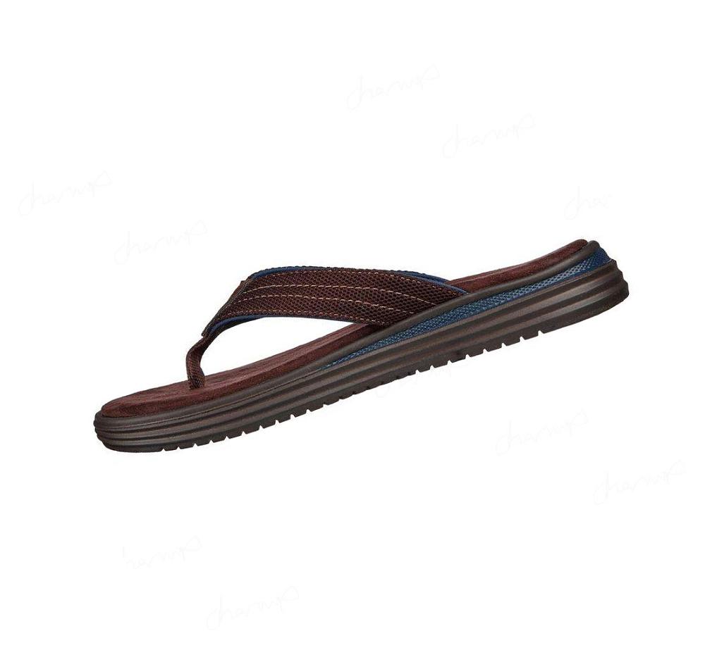 Sandalias Skechers Relaxed Fit: Proven SD - Baylis Hombre Chocolate | 6T33Q_AR