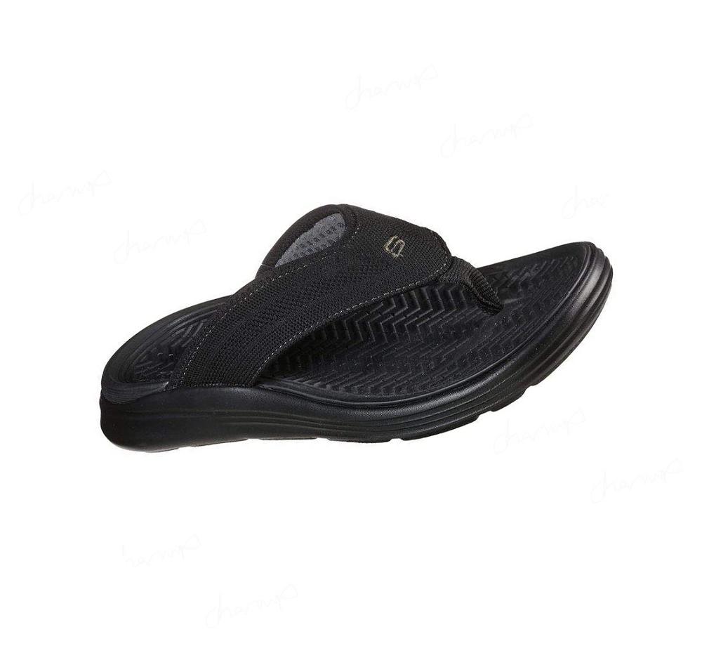 Sandalias Skechers Relaxed Fit: Sargo - Point Vista Hombre Negras | 6T58A_AR