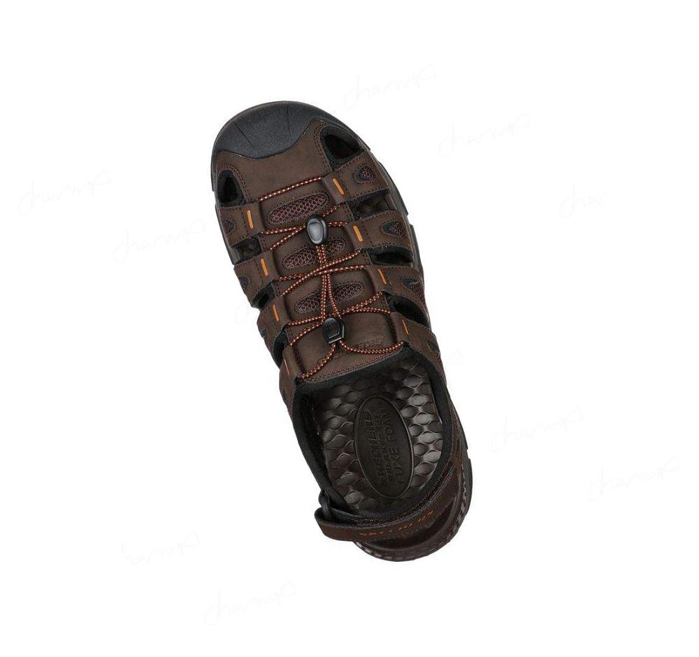 Sandalias Skechers Relaxed Fit: Tresmen - Outseen Hombre Chocolate | 6108A_AR