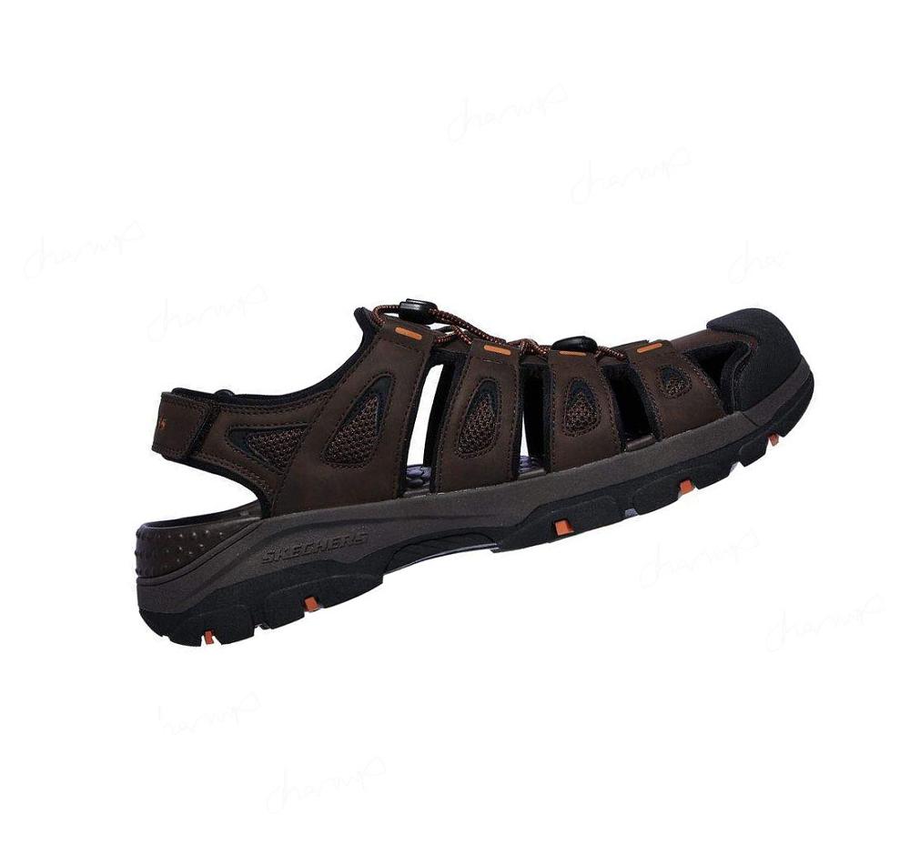 Sandalias Skechers Relaxed Fit: Tresmen - Outseen Hombre Chocolate | 6108A_AR