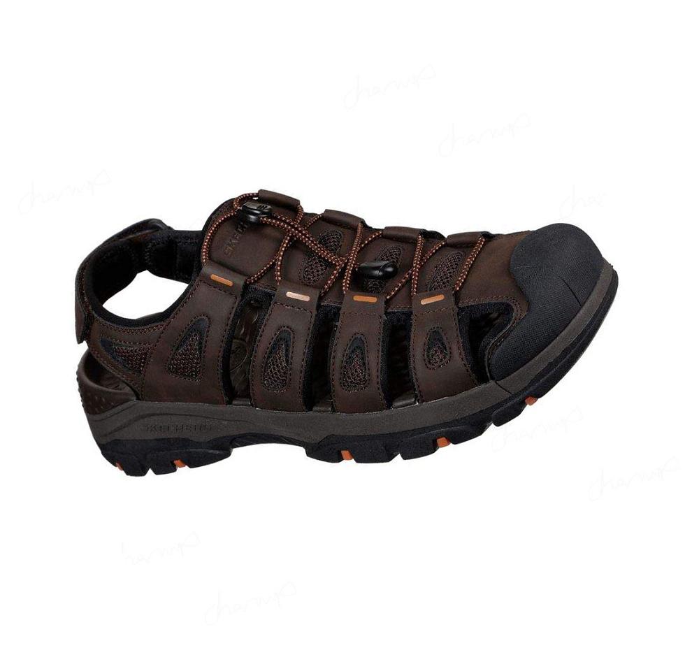 Sandalias Skechers Relaxed Fit: Tresmen - Outseen Hombre Chocolate | 6108A_AR