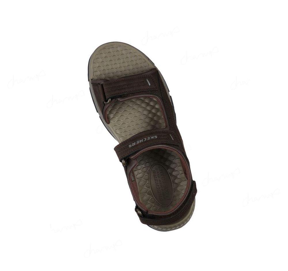 Sandalias Skechers Relaxed Fit: Tresmen - Garo Hombre Chocolate | 6658K_AR