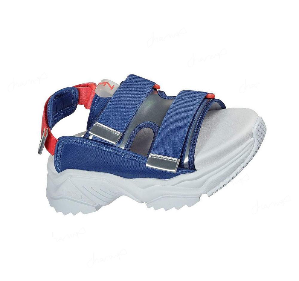 Sandalias Skechers Smart Block - Ravi Mujer Azules | 3992L_AR