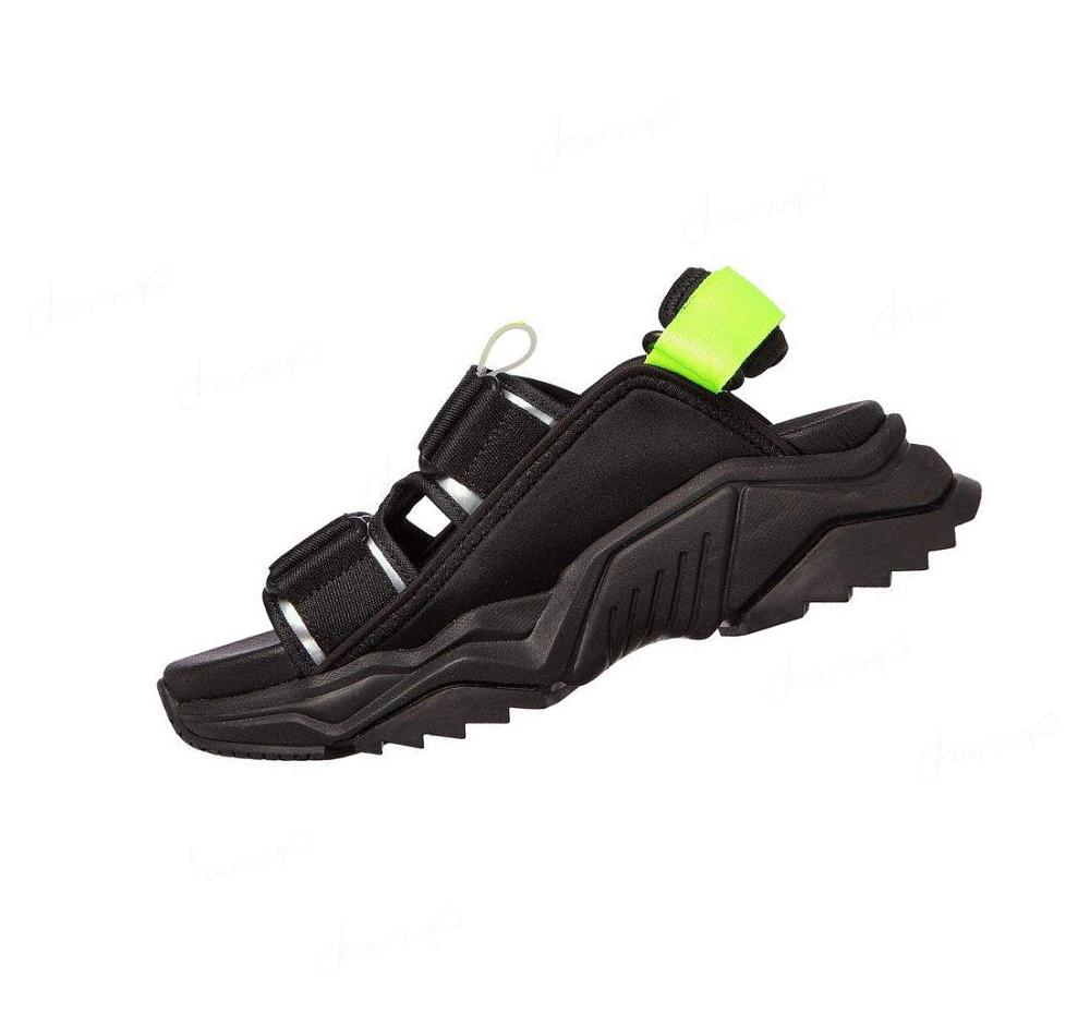 Sandalias Skechers Smart Block - Ravi Mujer Negras | A001D_AR