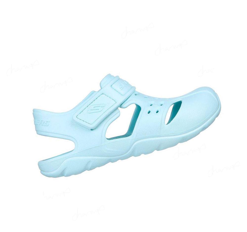 Sandalias Skechers Wave Blast Niña Verde Menta | AT953_AR