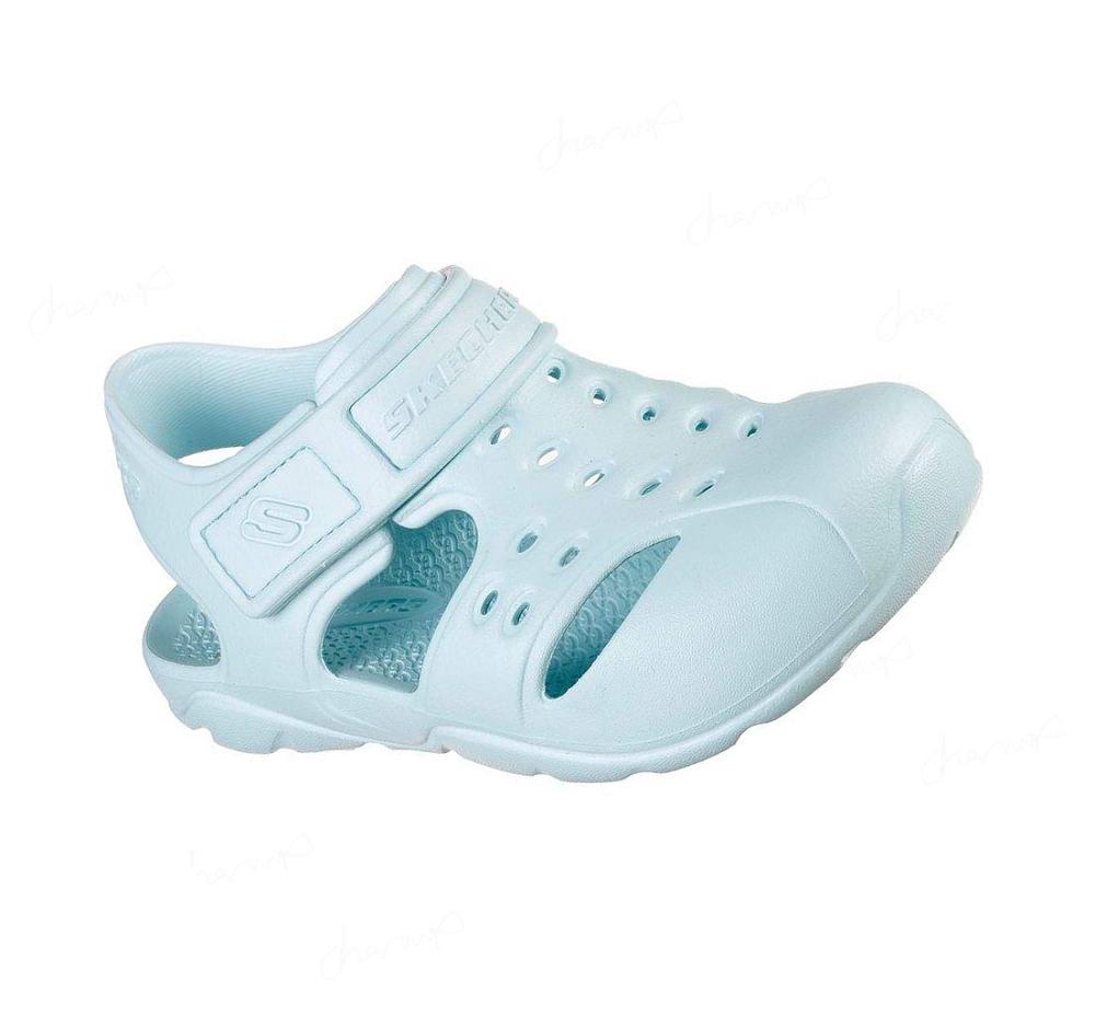 Sandalias Skechers Wave Blast Niña Verde Menta | AT953_AR