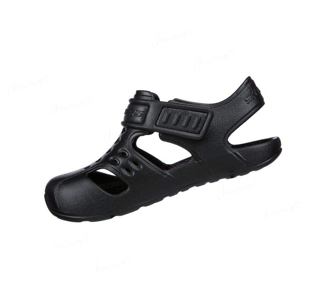 Sandalias Skechers Wave Blast Niño Negras | T601X_AR