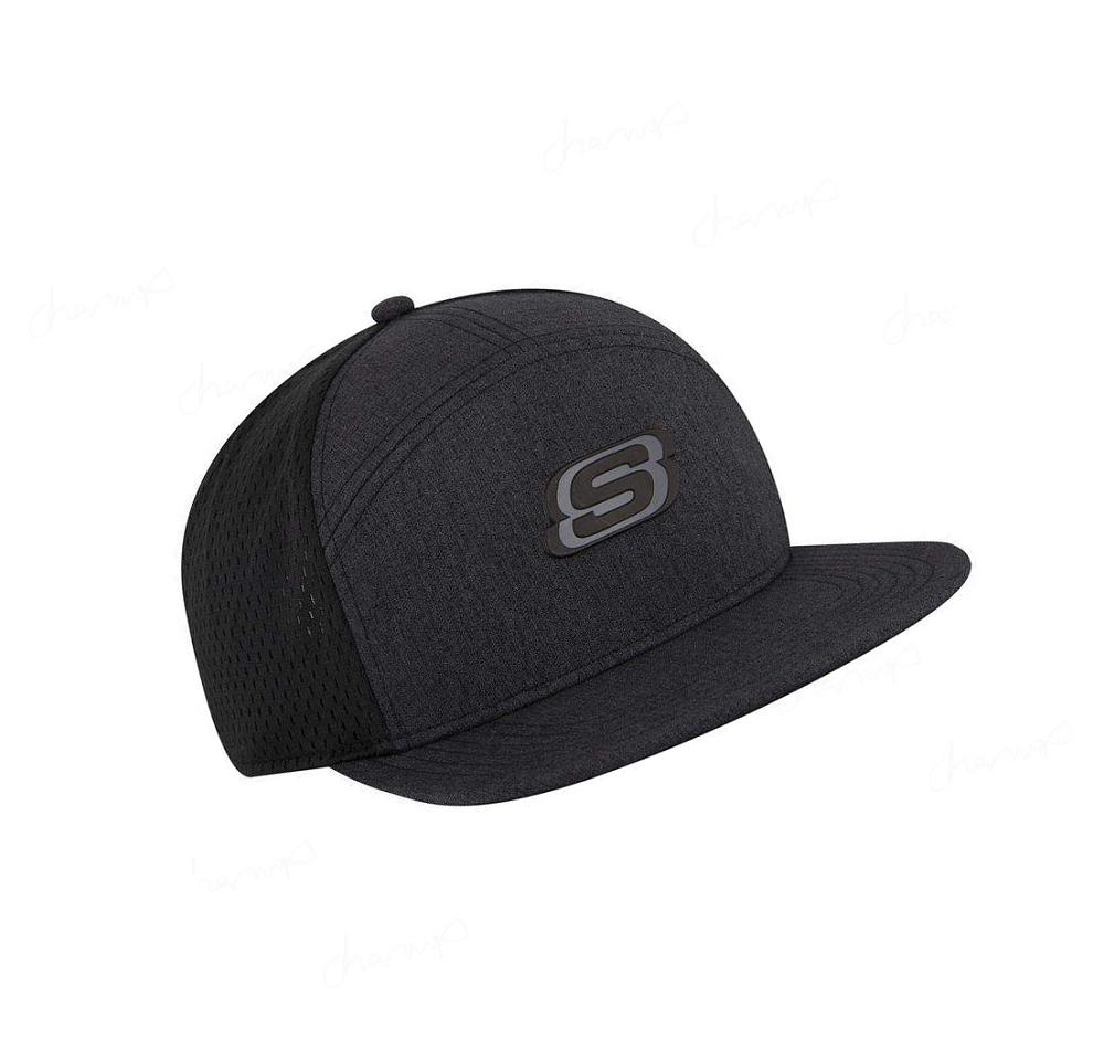 Sombreros Skechers 7-Panel Triple S Trucker Hombre Gris Negras | I600L_AR