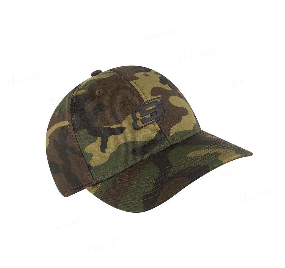 Sombreros Skechers Baseball Hombre Camuflaje | IA1AS_AR