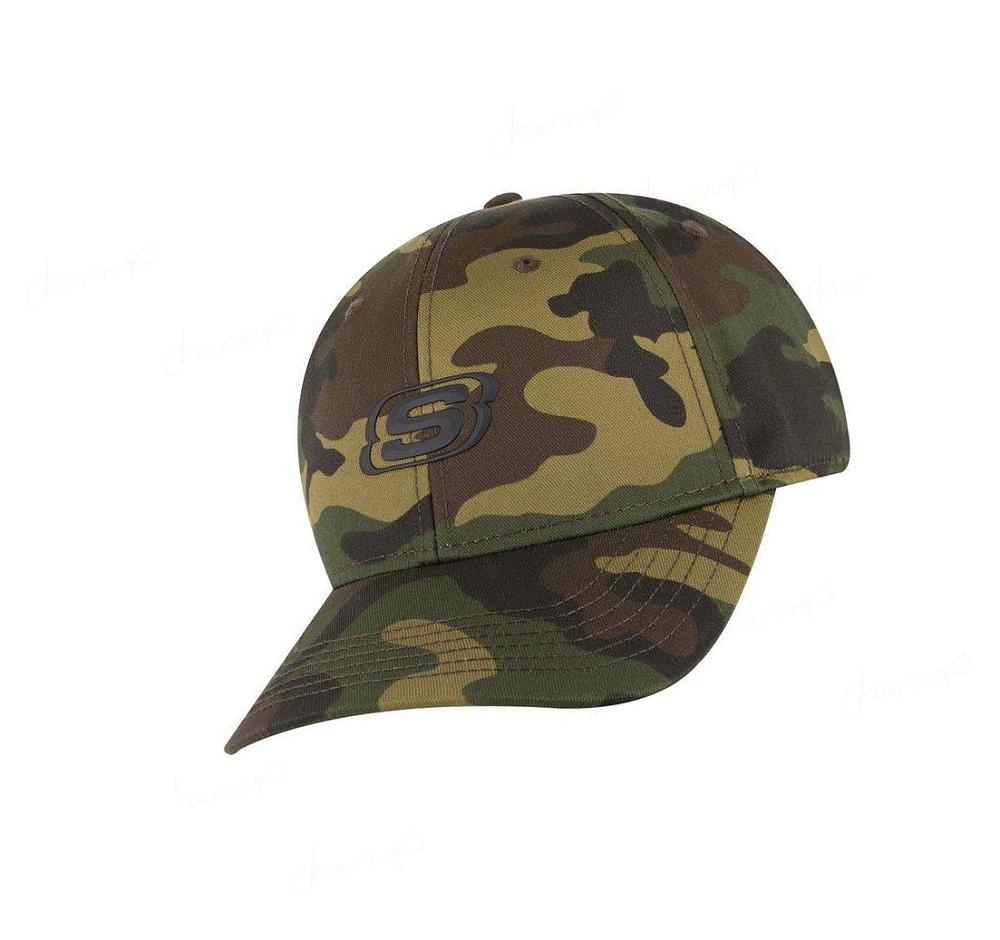 Sombreros Skechers Baseball Hombre Camuflaje | IA1AS_AR