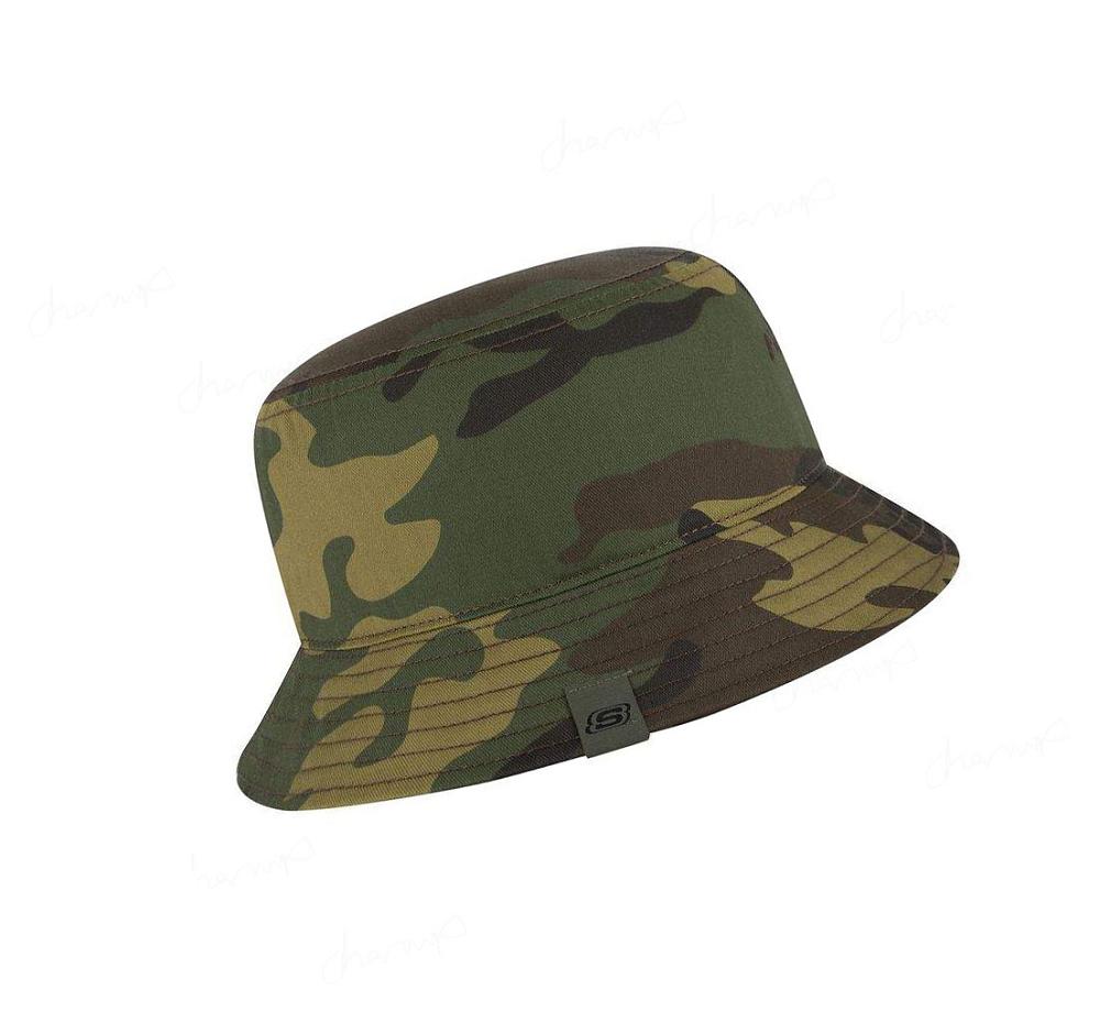 Sombreros Skechers Bucket Hombre Camuflaje | I562K_AR