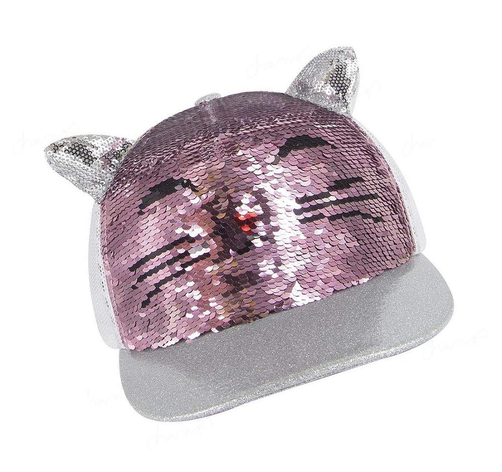 Sombreros Skechers Caticorn Sequin Trucker Niña Rosas Blancas | A9950_AR