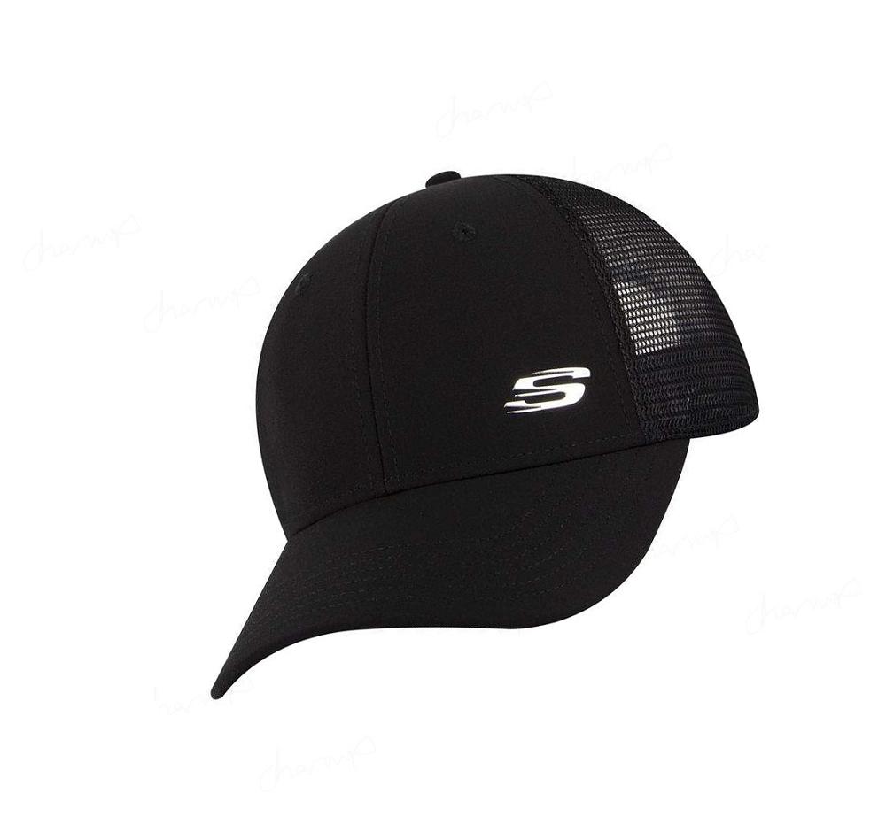 Sombreros Skechers Deporte S Metal Mujer Negras | A859Q_AR