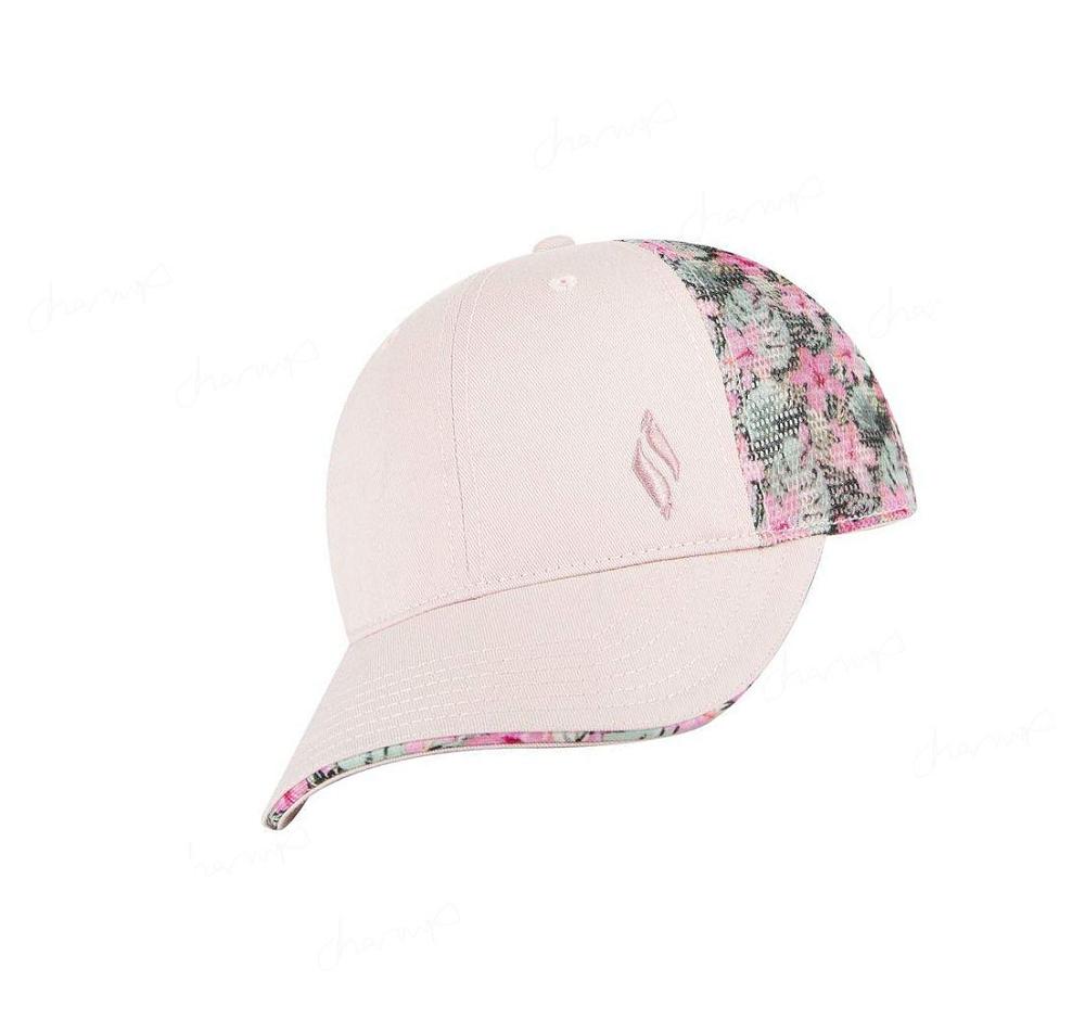 Sombreros Skechers Flower Print Diamond Logo Trucker Mujer Rosas | A909D_AR