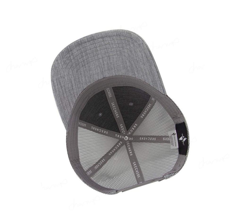 Sombreros Skechers Heather Grey Trucker Hombre Gris | I589P_AR